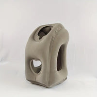 Inflatable Travel & Camping Pillow - With Fleece Cover