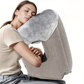 Inflatable Travel & Camping Pillow - With Fleece Cover