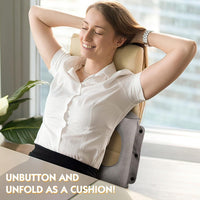 Inflatable Travel & Camping Pillow - With Fleece Cover