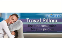 Inflatable Travel & Camping Pillow - With Fleece Cover