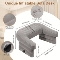 Reading & Bed Pillow with Armrests - Ergonomically Designed