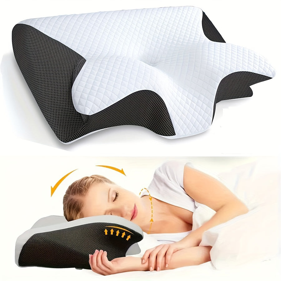 Orthopedic contour pillow - With breathable mesh cover