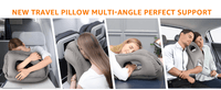 Coussin de voyage compact - Avion, voiture et bureau