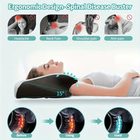 Orthopedic contour pillow - With breathable mesh cover
