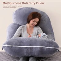 Coussin de grossesse en G - Soutien du corps entier