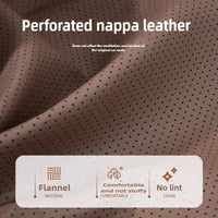 Coussin auto en cuir nappa - Avec soutien lombaire