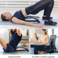 Estirador de espalda y colchoneta de masaje - Para la zona lumbar