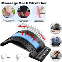 Estirador de espalda y colchoneta de masaje - Para la zona lumbar