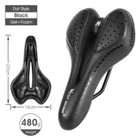 Fahrradsattel aus PU-Leder - Mit Gelpolsterung