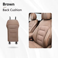 Coussin auto en cuir nappa - Avec soutien lombaire