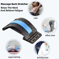 Estirador de espalda y colchoneta de masaje - Para la zona lumbar