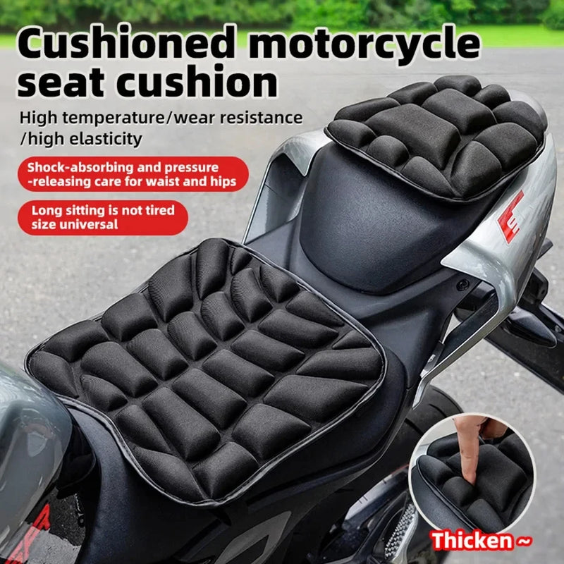 3D-Gel-Sitzauflage fürs Motorrad - Atmungsaktiv