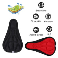 Gel Bike Seat Cover - Soft 3D Padding
