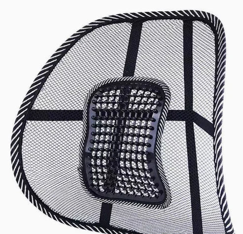 Soporte lumbar ventilado de malla - Ergonómico para sillas de oficina