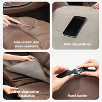 Coussin auto en cuir nappa - Avec soutien lombaire