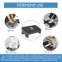 Repose-pieds de bureau - Réglable en hauteur avec rouleaux de massage