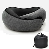 Coussin de voyage escargot - Mousse à mémoire de forme réglable