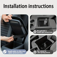 Accoudoir moelleux pour voiture - Rehausse la console centrale