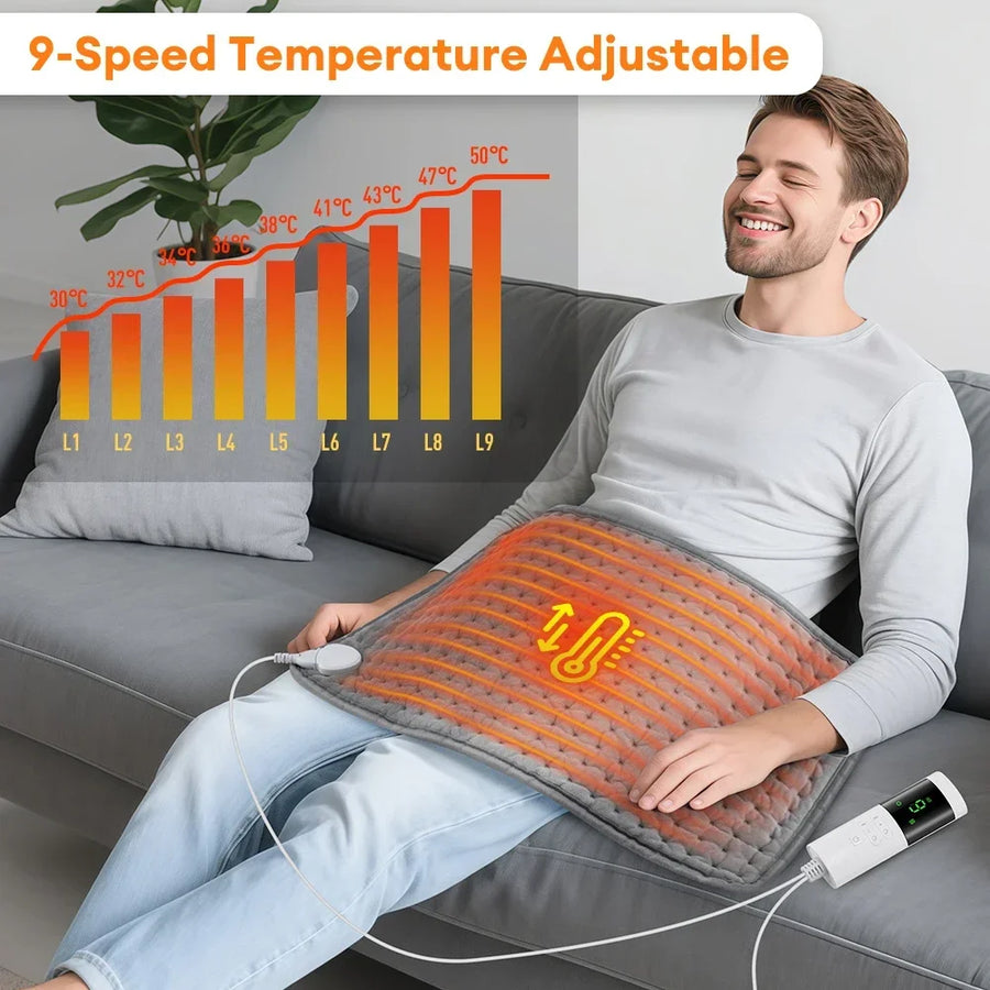 Electric Heating Pad - For Back, Neck, and Shoulders