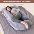 Coussin de grossesse en G - Soutien du corps entier