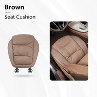 Coussin auto en cuir nappa - Avec soutien lombaire