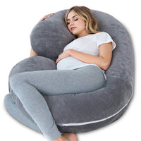 Coussin de grossesse en G - Soutien du corps entier