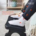Repose-pieds de bureau - Réglable en hauteur avec rouleaux de massage