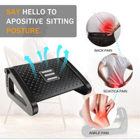 Repose-pieds ergonomique - Plateau inclinable pour le bureau