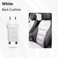 Coussin auto en cuir nappa - Avec soutien lombaire