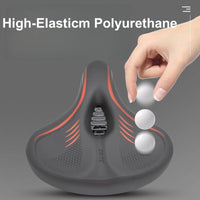Extra Wide Bicycle Seat - Softly Padded
