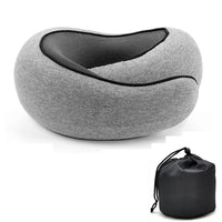 Coussin de voyage escargot - Mousse à mémoire de forme réglable