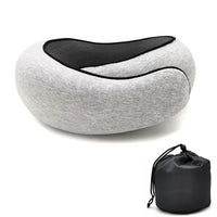 Coussin de voyage escargot - Mousse à mémoire de forme réglable