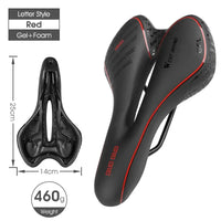 Fahrradsattel aus PU-Leder - Mit Gelpolsterung