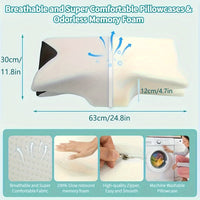 Orthopedic contour pillow - With breathable mesh cover